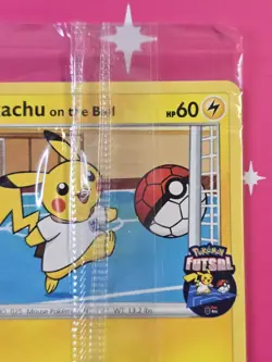 Pikachu On The Ball Pokemon 2020 Futsal Promo UK Exclusive Sealed 001/005 - Image 3