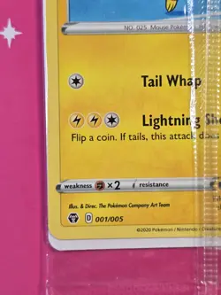 Pikachu On The Ball Pokemon 2020 Futsal Promo UK Exclusive Sealed 001/005 - Image 4