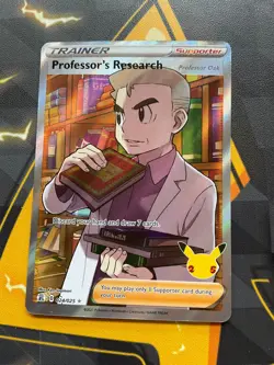 2021 Pokemon SWSH Celebrations Professor's Research: Professor Oak #024/025 - Image 1