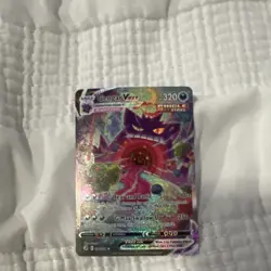 Gengar VMAX Fusion Strike Secret Rare Single Strike Holofoil 271/264 Pokemon - Image 1
