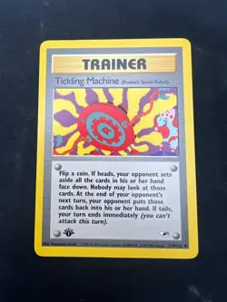 Nm Pokemon Tickling Machine 119/132 - NM - 1st Edition Gym Heroes 2000 WotC - Image 3