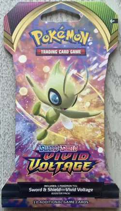 Pokemon Vivid Voltage Booster Pack Blister Sealed – 1 Pack TCG Celebi Art 820650807497 - Image 1