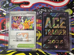 Pokemon Celebratory Fanfare Ace Trainer Promo 2025 English - Image 1