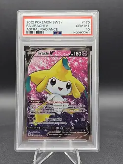 JIRACHI V #170 PSA 10 • 2022 POKEMON SWORD & SHIELD ASTRAL RADIANCE FULL ART - Image 1