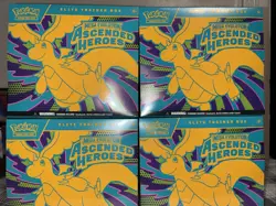 Lot of 4 Pokemon Mega Evolution Ascended Heroes Elite Trainer Box ETB SEALED - Image 1
