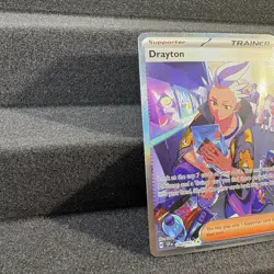 Drayton 244/191 Pokemon TCG S&V Surging Sparks Special Illustration Rare Lp - Image 3
