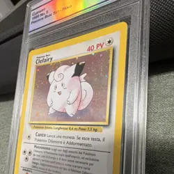 Pokemon TCG Clefairy Base Set 5/102 Rare Holo Italian CC&G 3.5 - Image 2