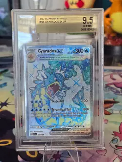 Pokemon TCG: Gyarados ex (Full Art) - 225/198 - Scarlet Violet Base - BGS 9.5 - Image 1