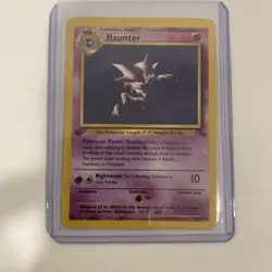 Pokemon TCG Haunter Fossil 1st Edition Non Holo Non Graded Excellent Condition - Image 1