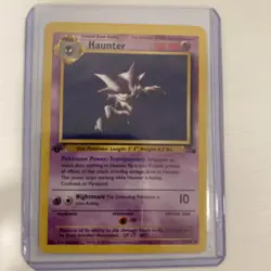 Pokemon TCG Haunter Fossil 1st Edition Non Holo Non Graded Excellent Condition - Image 2