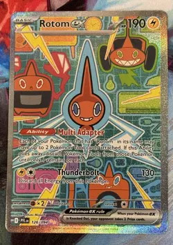 2025 Pokemon Phantasmal Flames #126/094 Rotom EX Special Illustration Rare SIR - Image 1