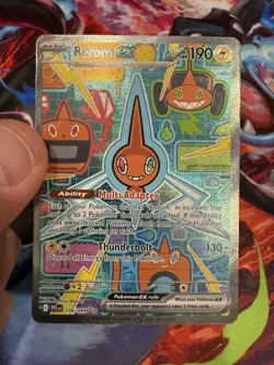 2025 Pokemon Phantasmal Flames #126/094 Rotom EX Special Illustration Rare SIR - Image 3