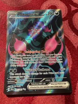 PECHARUNT EX 085/064 SHROUDED FABLE POKEMON (ULTRA RARE FULL ART, NM) - Image 1