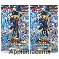 2 Booster Packs Duelist Pack Yusei Yu-Gi-Oh! Yugioh TCG 1st Edition English NEW - Image 1