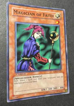 MAGICIAN OF FAITH SD6-EN005 *1ST EDITION* YUGIOH! TCG - Image 2