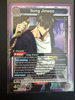 Sung Jinwoo SR Lot - Union Arena: Solo Leveling - English NM - Image 3