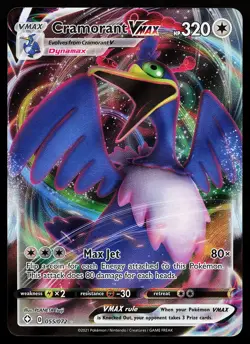 Cramorant VMAX 055/072 Ultra Rare Shining Fates Pokemon Card - Image 1
