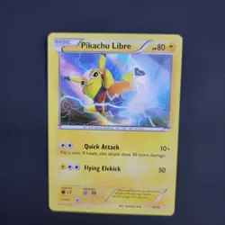Pokemon TCG Pikachu Libre 30/30 Holo Card XY Trainer Kit - Image 3