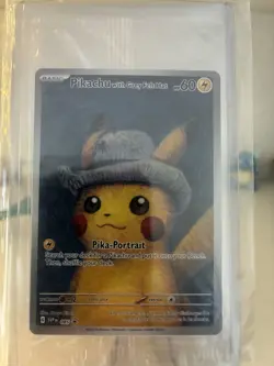 Van Gogh Pikachu with Grey Felt Hat SVP 085 Promo Pokemon Card New Sealed - Image 1