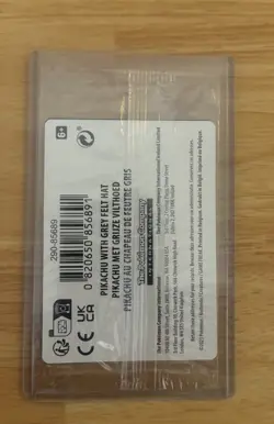 Van Gogh Pikachu with Grey Felt Hat SVP 085 Promo Pokemon Card New Sealed - Image 5