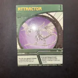 Bakugan Card - Attractor - Green Abiiity Card - BA193a - 13/15a - 2008 - Image 1