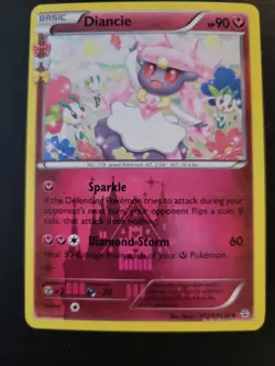 Pokemon TCG Card 2016 XY Generations Diancie RC22/RC32 Reverse Holo - Image 1