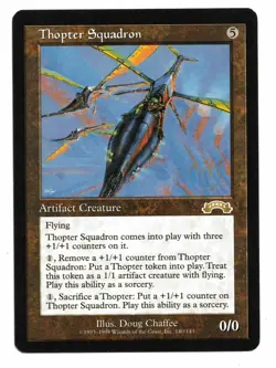 Magic the Gathering MTG Card: Thopter Squadron 140/143 Exodus Rare! - Image 1