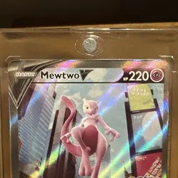 Pokemon TCG Mewtwo V Alt Art Full Art Holo Ultra Rare Card 072/078 Pokemon Go - Image 5