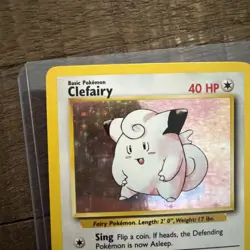 Pokemon Card TCG Clefairy Holo Rare Base Set - Image 2