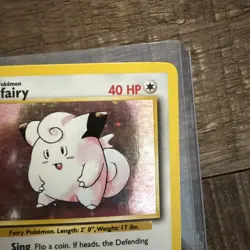 Pokemon Card TCG Clefairy Holo Rare Base Set - Image 3