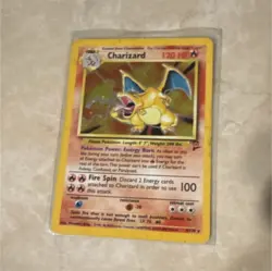Pokemon Charizard Base Set 2 Holo Rare 4/130 Wizards of the Coast Card - Image 1