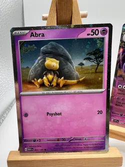 Pokemon 151 Alakazam EX Collection Promo Cards Set SVP 050 Abra 063 Kadabra 064 - Image 4