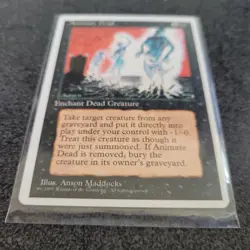 MTG - Animate Dead - Fourth Edition Set (Uncommon/Enchantment-Aura) 1995 - Image 2