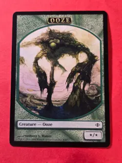 2008 Magic The Gathering Shards of Alara Tokens #8 Ooze, C, NF, cd1 - Image 1