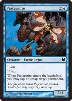 Pestermite -Foil Medium Play MTG Modern Masters - Image 1