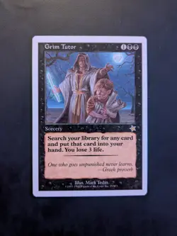 Magic: The Gathering Grim Tutor Starter 1999 Regular - Image 1
