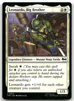 FOIL Leonardo, Big Brother #14 (NM) TMT Magic MTG - Image 1