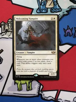 Welcoming Vampire x1 Mtg Tarkir: Dragonstorm Commander - Image 1