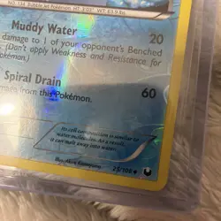 Pokemon TCG Vaporeon Reverse Holo Card 25/108 Dark Explorers - Image 4