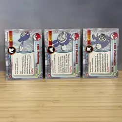 Pokemon Topps TV Animation Card #60,61,62 Poliwag,Poliwhirl,Poliwrath - Image 2
