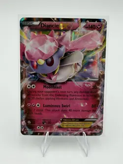 2015 Pokemon Black Star Promo Diancie EX #XY43 - LP - Image 1