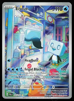 Eiscue 205/193 Holo Illustration Rare Paldea Evolved Pokemon Card - Image 1