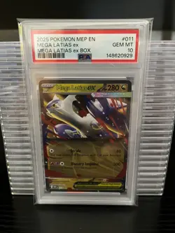 2025 Pokemon PSA 10 Mega Latias Ex Box Black Star Promo - Image 1