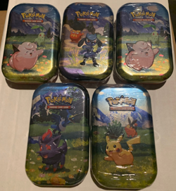 POKEMON TCG ASCENDED HEROES MINI TIN LOT OF 5 FACTORY SEALED IN HAND NEW - Image 1