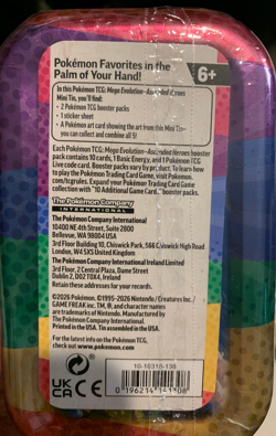 POKEMON TCG ASCENDED HEROES MINI TIN LOT OF 5 FACTORY SEALED IN HAND NEW - Image 2