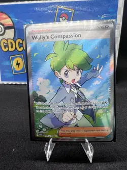 Pokemon TCG: Wally's Compassion 176/132 Me01: Mega Evolution Holo NM - Image 1