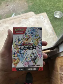 Pokemon Scarlet & Violet Prismatic Evolutions Booster Bundle - 6 Booster Packs - Image 1