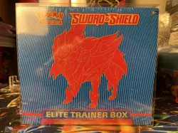 Sealed Sword And Shield Base Elite Trainer Box Zamazenta ETB - Image 1