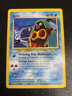 Pokemon TCG Jynx Neo Revelation 31/64 Regular Unlimited Uncommon - Image 1