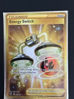 Pokemon TCG - Energy Switch 212/195 - Silver Tempest - Gold Secret Rare - NM/M - Image 1